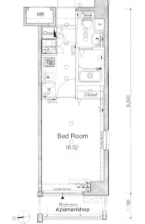 LEーLION清澄白河【2階】の間取り