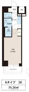 ALATO錦糸町SOUTH【2階】の間取り