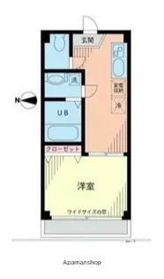 パークサイド大師【20100号室】の間取り