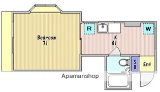 レジデンス永坂【2階】の間取り
