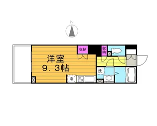 パークキューブ亀戸【8階】の間取り