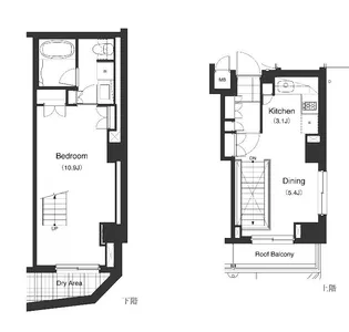 レジデンス白金コローレ【0105号室】の間取り