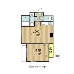 ツワイザ笹塚【2階】の間取り