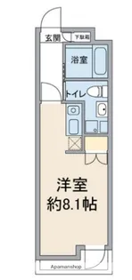 東京都品川区西五反田4丁目【マンション】の間取り