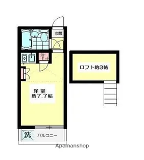 ベルエアー高井戸【2階】の間取り
