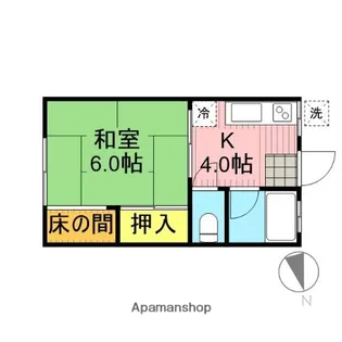カトルセゾン【2階】の間取り