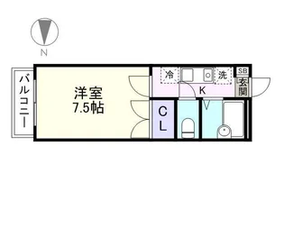 ヴェルドミールⅡ【1階】の間取り