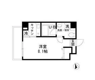自由が丘カントリー倶楽部【1階】の間取り
