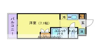 スチューデントハイツ代々木上原【1階】の間取り
