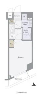 グリフィン・南蒲田アクトシティ【3階】の間取り