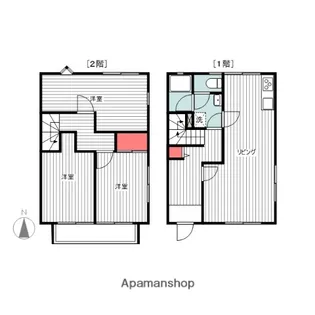東京都大田区山王4丁目【テラスハウス】の間取り