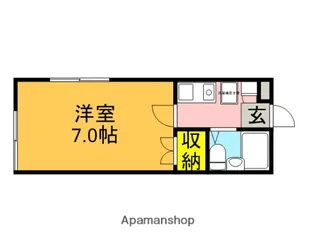 田沢ハイツ【1階】の間取り