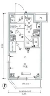東京都大田区東蒲田2丁目【マンション】の間取り