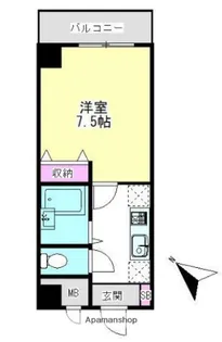 フェリーチェ目黒【2階】の間取り