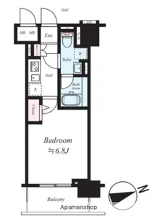 メインステージ蒲田Ⅴ【11階】の間取り