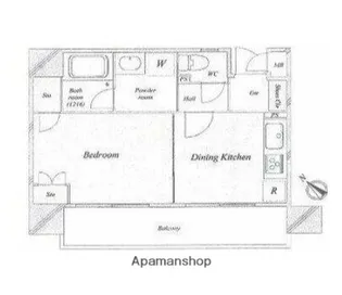 菱和パレス音羽弐番館【4階】の間取り