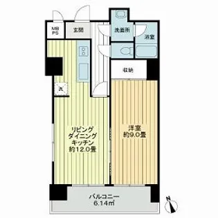 芝公園アビタシオン【2階】の間取り