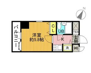 グラチアトルリ【2階】の間取り