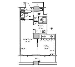 THE TOKYO TOWERS MIDTOWER【10階】の間取り