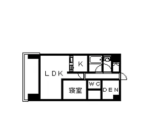 パークキューブ東品川【2階】の間取り