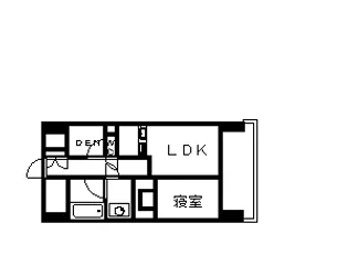 パークキューブ東品川【4階】の間取り