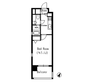 MFPRコート蒲田【2階】の間取り