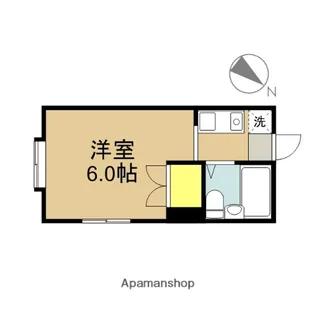 メゾン平野【1階】の間取り