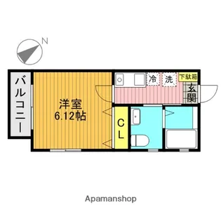 ピエール上永谷【1階】の間取り