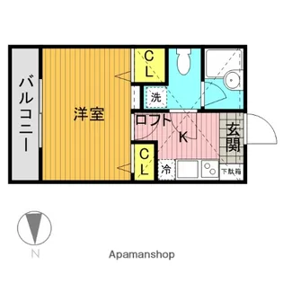 シエロ【202号室】の間取り