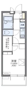 レオパレス生麦駅前【4階】の間取り