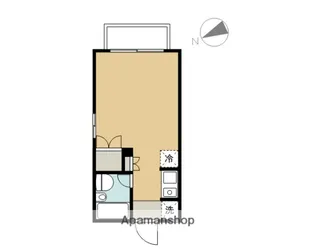 東京都目黒区五本木2丁目【アパート】の間取り