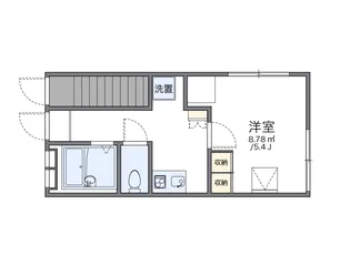 レオパレス出石【1階】の間取り