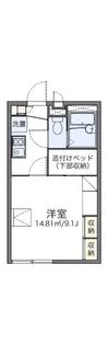 レオパレス南久が原【1階】の間取り