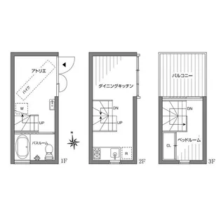 石双居【1階】の間取り