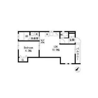 MOCHA BLANCHE【1階】の間取り