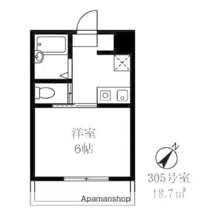 デア・ケーニッヒ【3階】の間取り