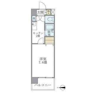 イーストコート芝【9階】の間取り
