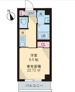 アーク五反田【7階】の間取り