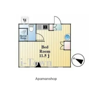 ハローレジデンス東大前【3階】の間取り