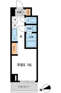レジデンス雪谷大塚【2階】の間取り