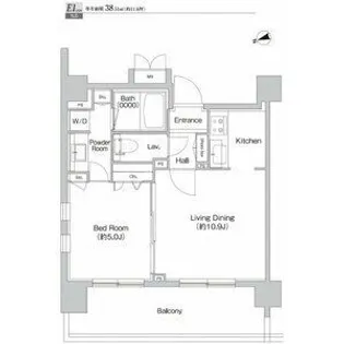 プライムアーバン神楽坂【10階】の間取り