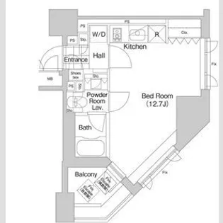 プライムアーバン本駒込【10階】の間取り