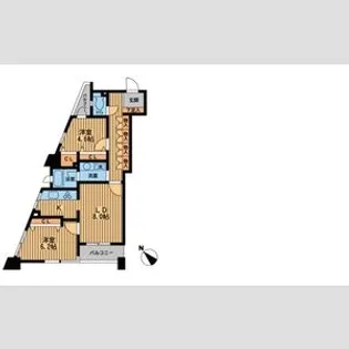 プライムアーバン新川【8階】の間取り