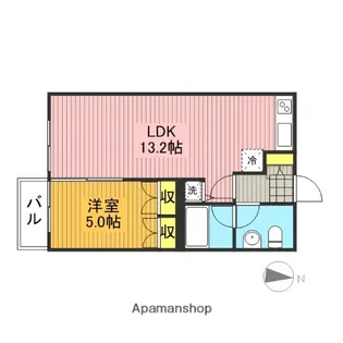 若林ポイント【3階】の間取り