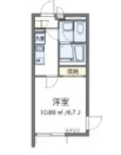 クレイノ笹塚南山【3階】の間取り