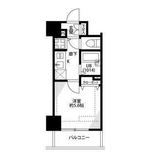 プレール・ドゥーク西大島駅前【4階】の間取り
