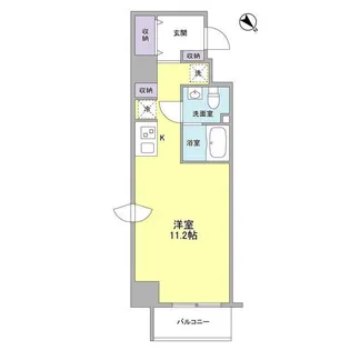 スタイリオ中延【7階】の間取り