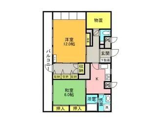 アーバン・ドヌール【2階】の間取り