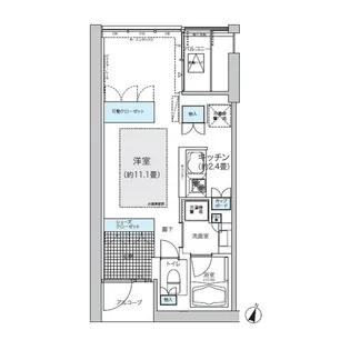 ガーデニエール砧ウエスト【1階】の間取り