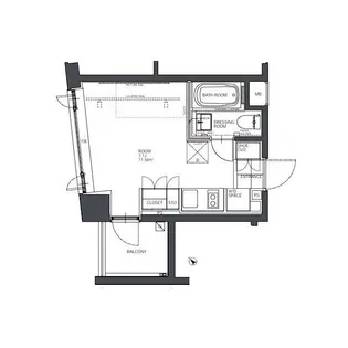 BPRレジデンス人形町【5階】の間取り